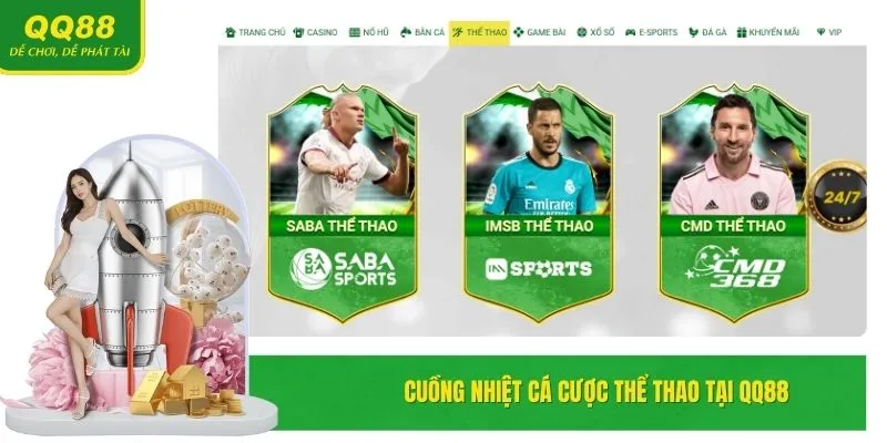 QQ88 TOP | Trang Chủ Duy Nhất Nhà Cái QQ88.COM #1 Việt Nam 16 Cuồng nhiệt cá cược Thể thao tại QQ88